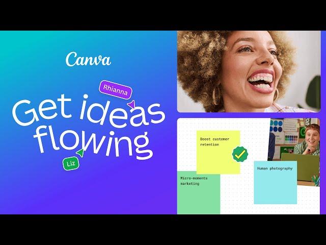 Canva Whiteboards | Get ideas flowing