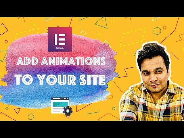 Add Animations to your WordPress Website - Part 1