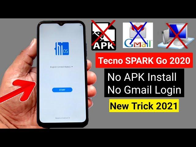 Tecno SPARK Go 2020 (KE5) FRP BYPASS 2021 (Without PC) New Trick 