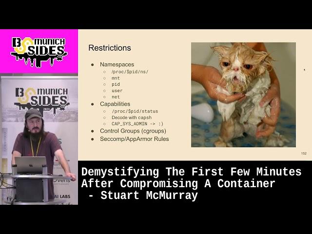 Demystifying The First Few Minutes After Compromising A Container - Stuart McMurray