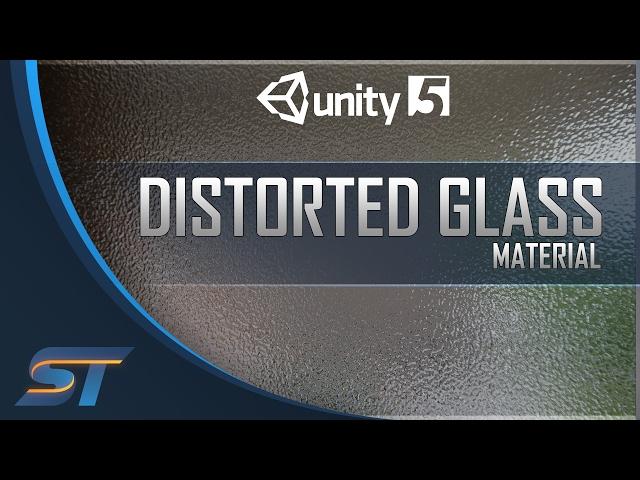 Creating a Distorted / Frosted Glass Material in Unity