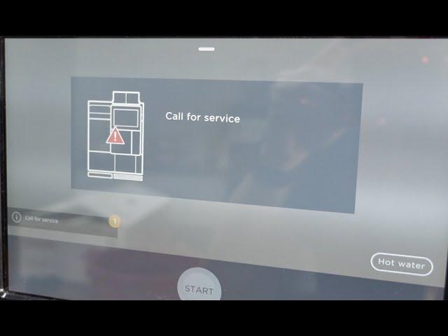 Call for Service Keurig VKI Eccellenza Touch Bean | Error Code T1