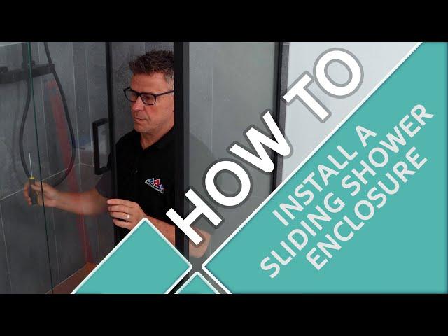 How to Install a Sliding Shower Enclosure | Bathroom Mountain