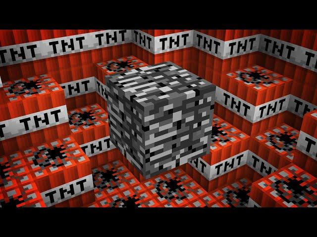 Minecraft - Can some TNT destroy Bedrock or Obsidian? How to: