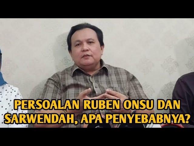 PERSOALAN RUBEN ONSU DAN SARWENDAH, APA PENYEBABNYA?