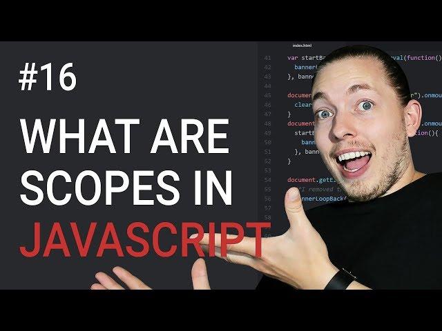 16: JavaScript Scopes | Local Scope and Global Scope in JavaScript | JavaScript Tutorial | mmtuts