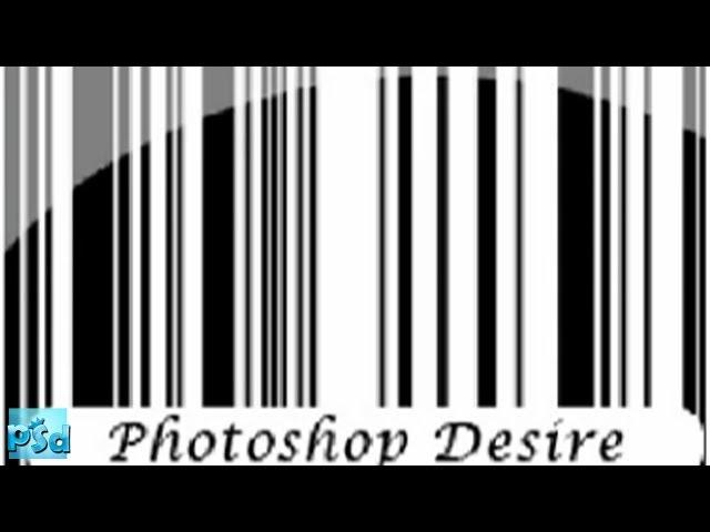 How to create a barcode with photoshop