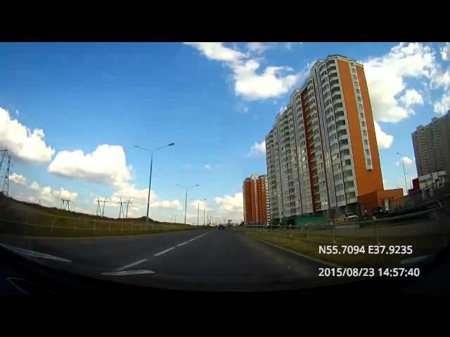 Басманный - Некрасовка - Дзержинский /Basmanniy -Nekrasovka -Dzerzhinskiy 23/08/2015 (timelapse 4x)