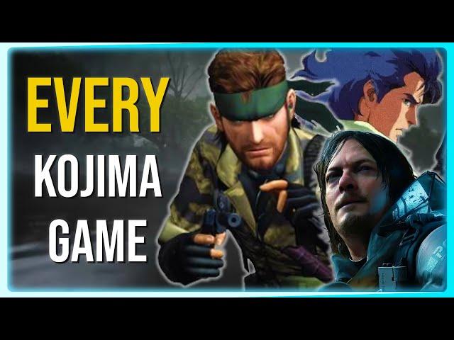 Ranking Every Single Kojima Game