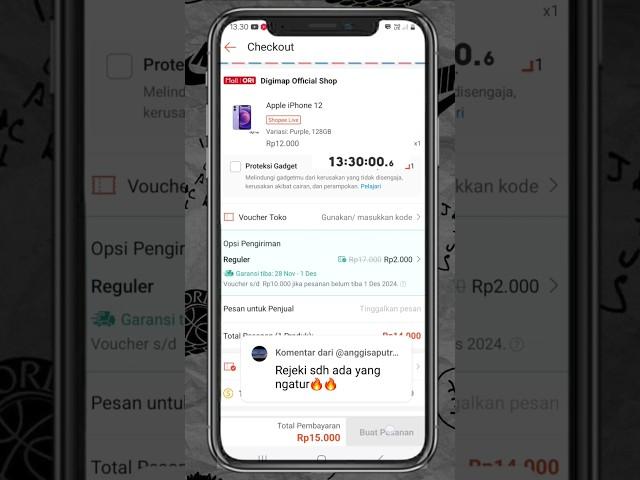 Flash sale shopee iphone 12 hanya 12rb