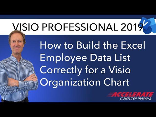 02 Build the Excel Data Sheet Correctly for Creating a Visio Organization Chart