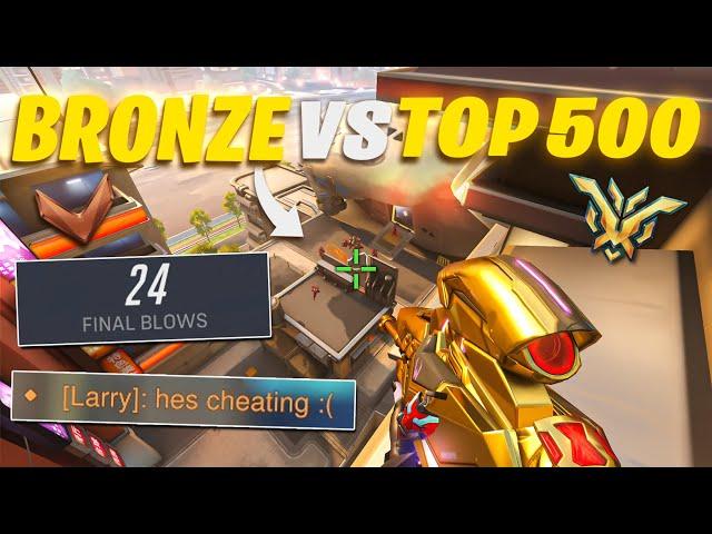 I challenged Bronze players to beat my Widowmaker in Overwatch 2