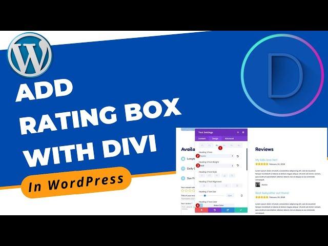 How to Add Rating Box in Blog With Divi Builder in WordPress | Divi Page Builder Tutorial 2022