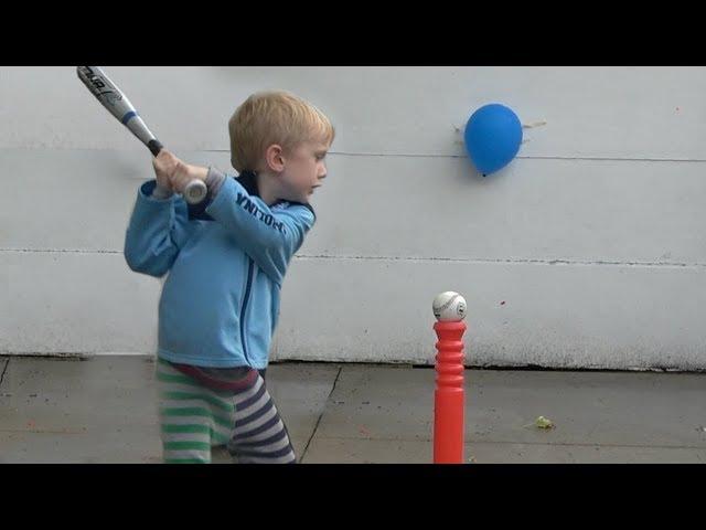 Balloon Popping Trick Shots | That's Amazing