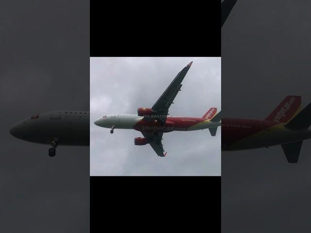 ️ VietJet Air A320 || Reg: VN-A671 || Daegu - Da Nang. #tpxaviation #landing #vietjet #airbus