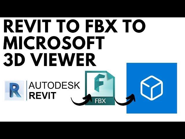 Revit to FBX to Microsoft 3D Viewer