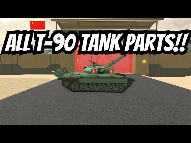 ALL 10 T90 TANKS PARTS | MILITARY TYCOON