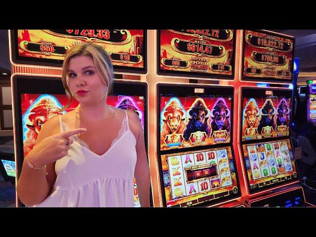 I Put $100 in the NEW Buffalo Gold Cash Slot in Las Vegas... Here's What Happened!