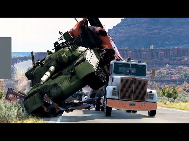 Crazy Tank Rampage - BeamNG Drive