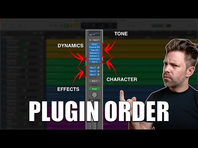 What order should your PLUGINS be? (Mixing Tutorial)