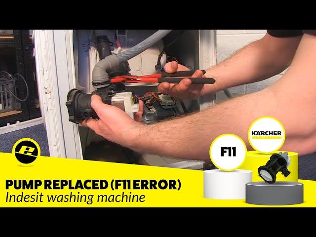 Indesit Washing Machine Pump Replacement and F11 Error