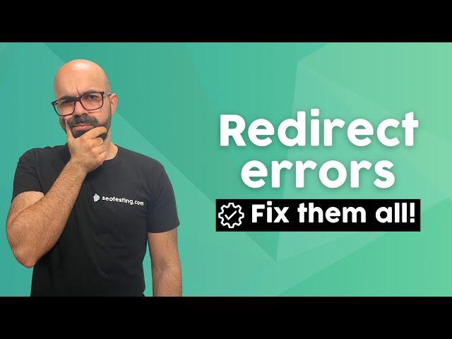 Stop redirect errors in Google Search Console