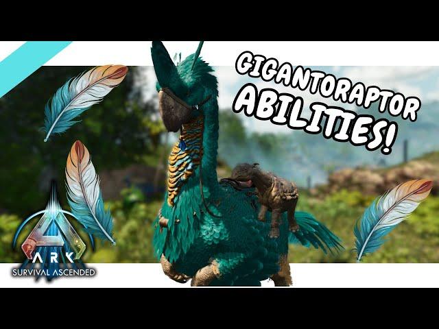 Gigantoraptor Abilities Feather, Bonding, Issues and More! Ark Ascended