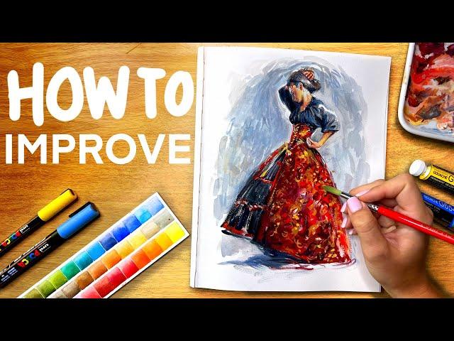 5 Tips You Can Practice to Improve Your Art Skills!