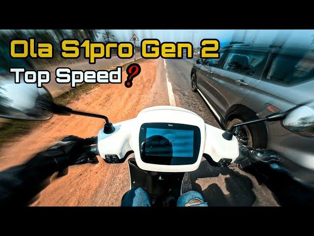 OLA Electric S1pro gen 2  Top Speed   | Eco , Normal  , Sports  & Hyper | Shocking  result 