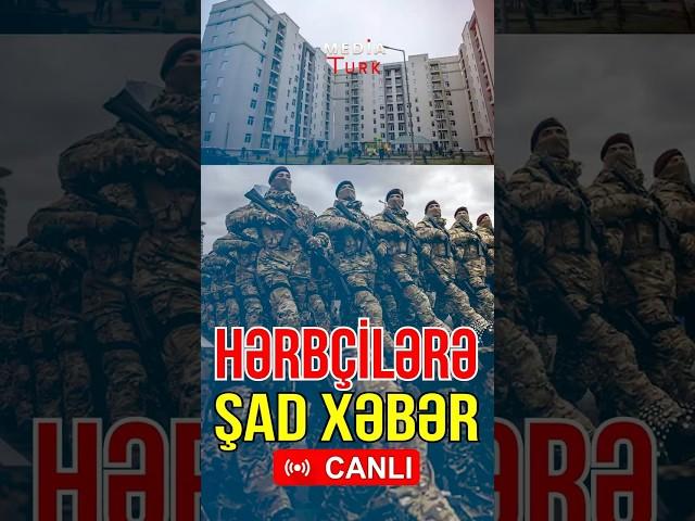 Hərbçilərə şad xəbər - Media Turk TV #mediaturk #trend #shortvideo