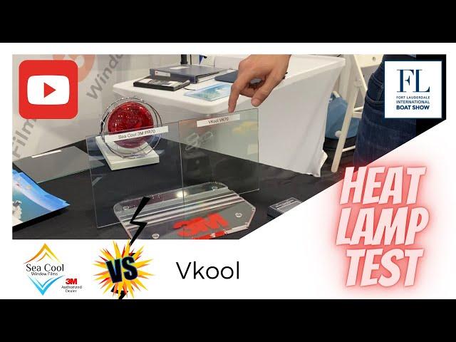 Sea Cool 3M vs Vkool - Heat Lamp Test