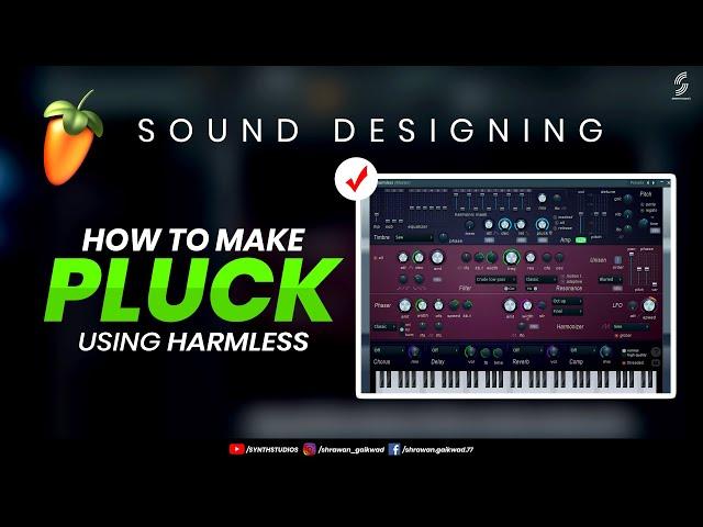 How to make Pluck Sound using Harmless FL Studio Stock Plugin