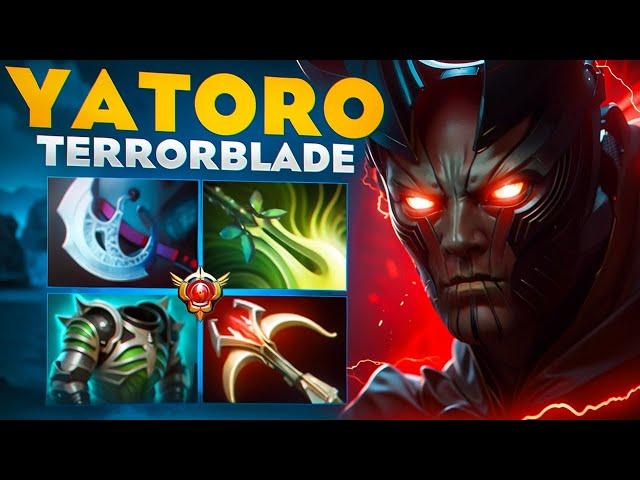 Yatoro НА ТБ ВЫТАЩИЛ ИГРУ СВОИМ ХЛИПКИМ И НИЧТОЖНЫМ СОЮЗНИКАМ| Terrorblade 7.36c