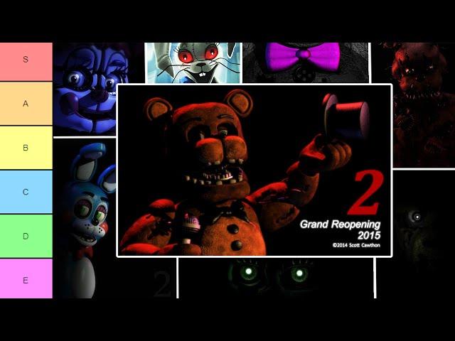 ALL FNAF TEASERS TIER LIST