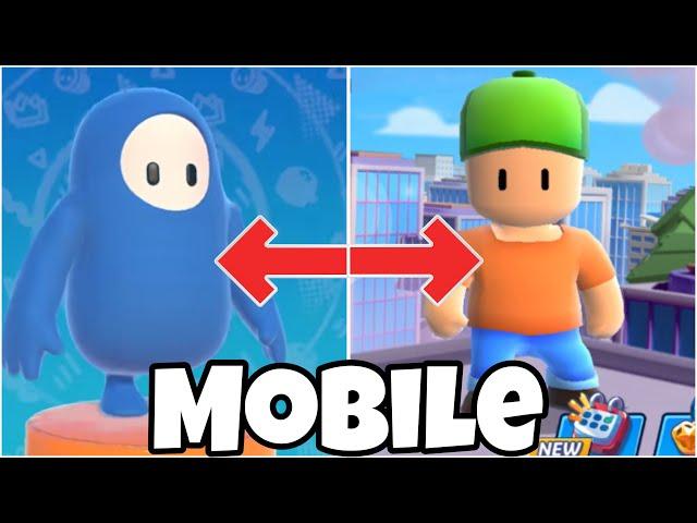 FALL GUYS MOBILE VS STUMBLE GUYS MOBILE COMPARISON!