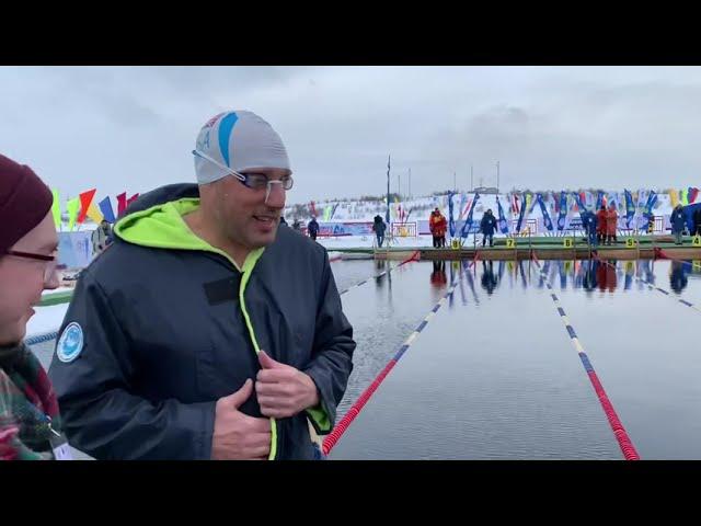 My 500 meter ICE SWIM RACE in the ARCTIC CUP (RUSSIA)