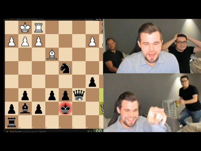 Funny Magnus Carlsen and David Howell on Lichess