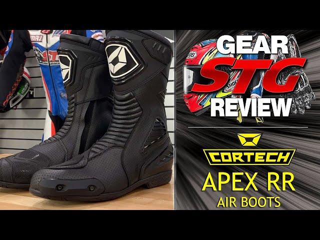 Cortech Apex RR Air Boots Review | Sportbike Track Gear