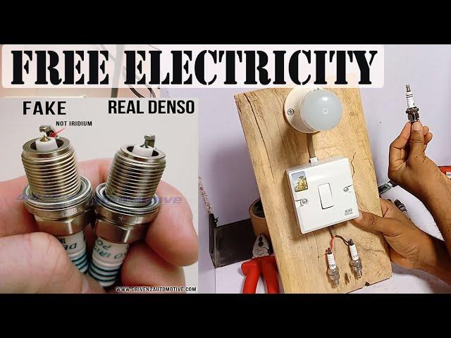 Free Electricity Energy With Spark Plugs, How To Know Original Iridium And Others