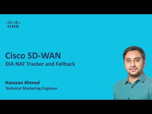 Cisco SD-WAN: DIA NAT Tracker and Fallback