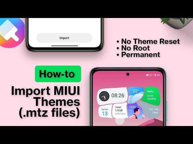 How To Apply .MTZ Theme File Without Time Limit