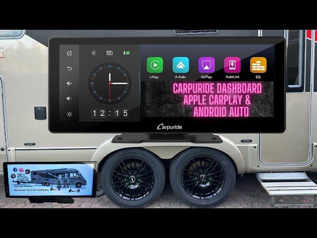 Carpuride Dashboardkonsole – wireless ! Apple Carplay & Android Auto - Screen Mirroring, WhatsApp