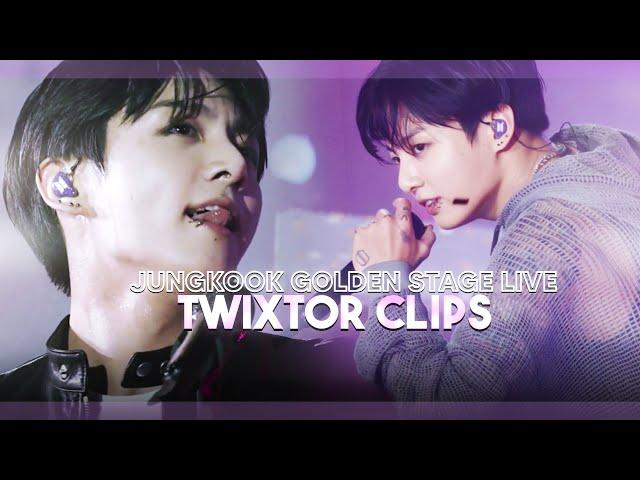 Jungkook 'Golden Live On Stage' TWIXTOR CLIPS! [HD] (mega link) + (raw clips)