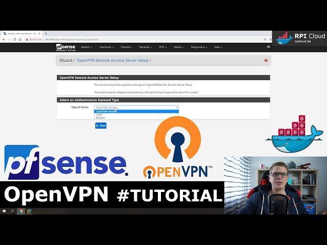 pfSense 2.4 OpenVPN einrichten und erklärt #deutsch #howto #tutorial