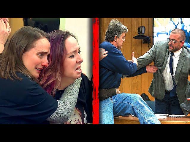 Parents Who Beat Their Childs Killers In Court..
