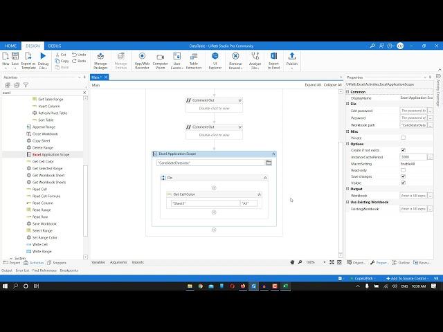 Get excel cell color in UiPath | Set excel cell color in UiPath