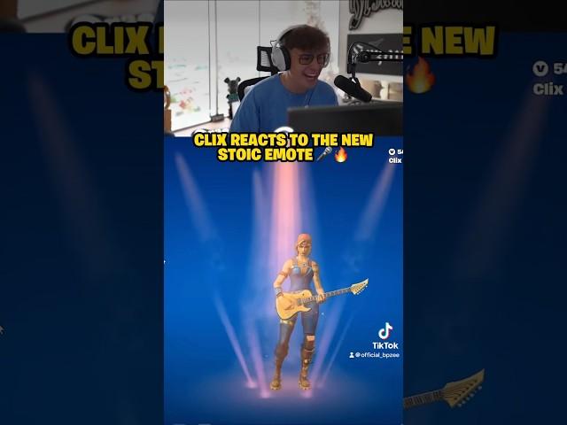 Clix Reacts to *NEW* Stoic Emote… | #Shorts #Fortnite #Clix #fypシ゚viral