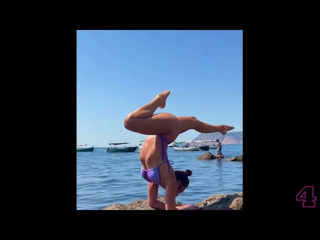 TOP 5 - kharinamarina - Stretch and Split Videos Compilation #flexible #flexibility #yogagirl #yoga