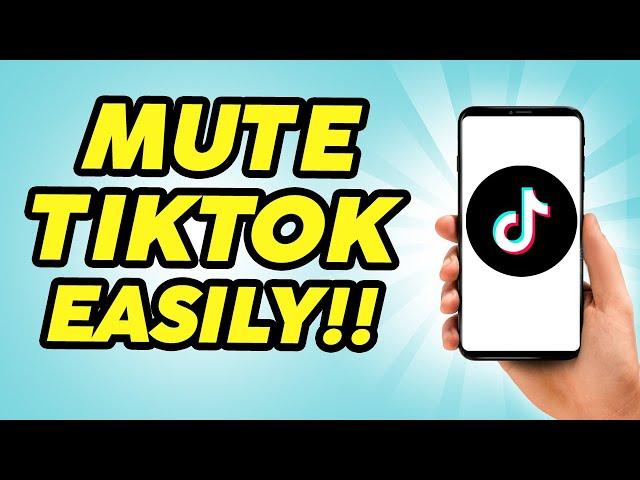 How To Auto Mute TikTok On Launch - 2024