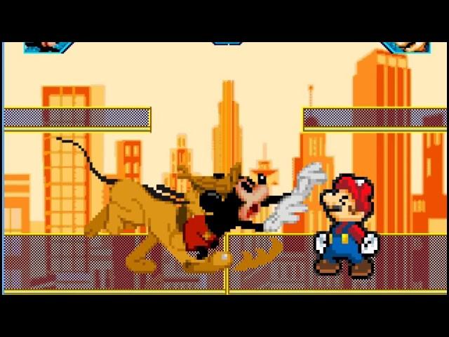 mugen battle 23 Mickey Mouse vs Super Better Mario